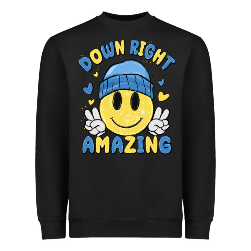Down Right Amazing Heavyweight Sweatshirt by MaliasSmallBusiness | Teevron