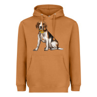 Meerkat beagle with overflow Heavyweight Hoodie - texasbilliewilder