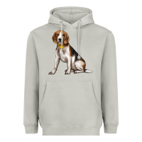 Moon Dust beagle with overflow Heavyweight Hoodie - texasbilliewilder