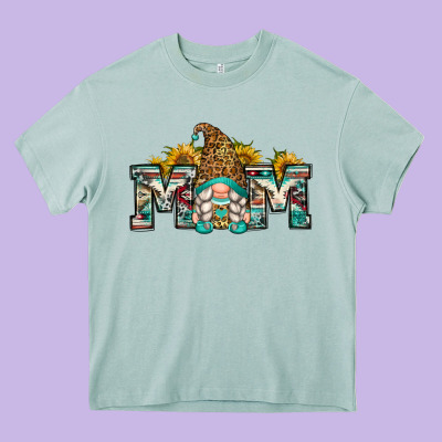 Mom Gnome Heavy Core Tee Designed By Zillion Design Studio