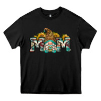 Black mom gnome Heavy Core Tee - Zillion Design Studio