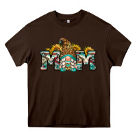 Chocolate Brown mom gnome Heavy Core Tee - Zillion Design Studio