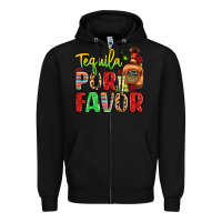 Black tequila por favor Zipper Hoodie - LillyAllenDesigns