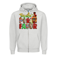 Dove Grey tequila por favor Zipper Hoodie - LillyAllenDesigns
