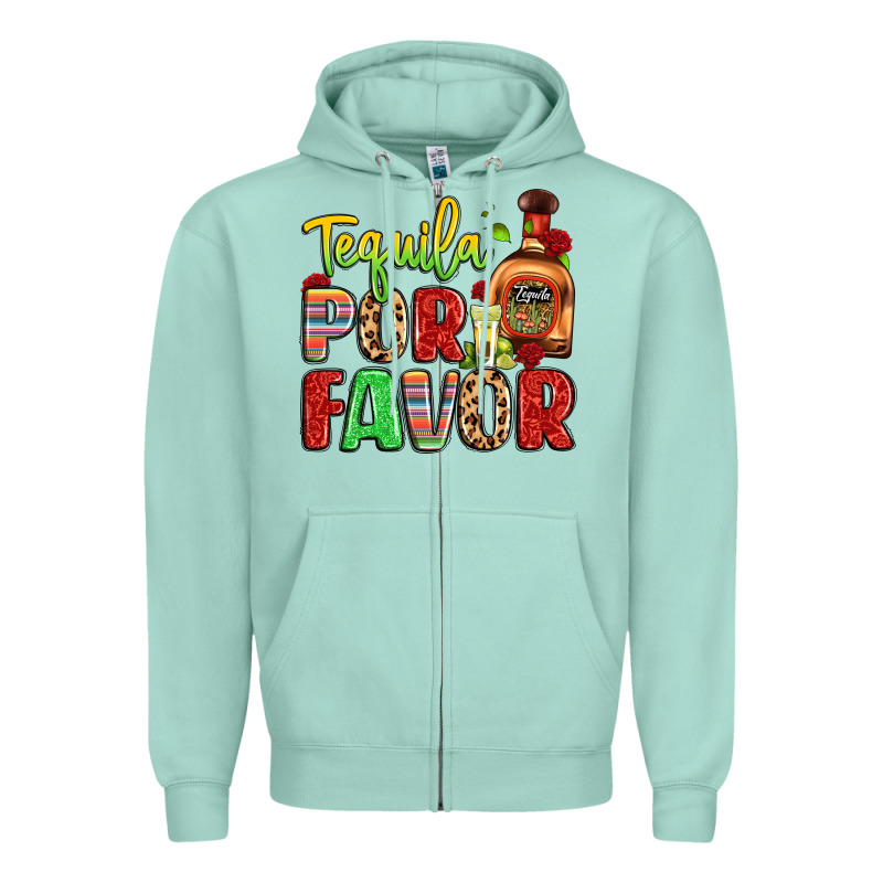 Tequila Por Favor Zipper Hoodie by LillyAllenDesigns | Teevron