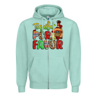 Seafoam tequila por favor Zipper Hoodie - LillyAllenDesigns