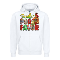 White tequila por favor Zipper Hoodie - LillyAllenDesigns