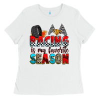 Racing Is My Favorite Season Ladies Tee | Teevron