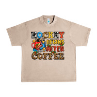 French Oak hockey begins after coffee ado Urban Heavy Tee - AdoDesignShop