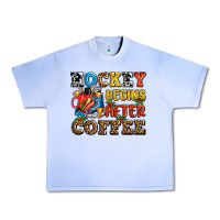 Grape Ice hockey begins after coffee ado Urban Heavy Tee - AdoDesignShop