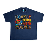 Navy hockey begins after coffee ado Urban Heavy Tee - AdoDesignShop