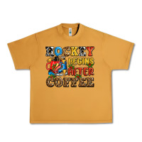 Peanut Butter hockey begins after coffee ado Urban Heavy Tee - AdoDesignShop