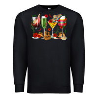 Black Mexico Wine Glasses Premium Sweatshirt - texasbilliewilder