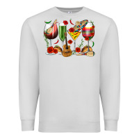 Dove Grey Mexico Wine Glasses Premium Sweatshirt - texasbilliewilder