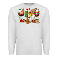 Oatmeal Heather Mexico Wine Glasses Premium Sweatshirt - texasbilliewilder