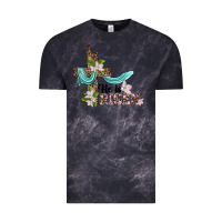 Cloud Black he is risen cross Vintage Tee - BarkalooDesign