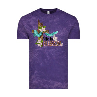 Cloud Purple he is risen cross Vintage Tee - BarkalooDesign