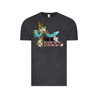 Vintage Black he is risen cross Vintage Tee - BarkalooDesign