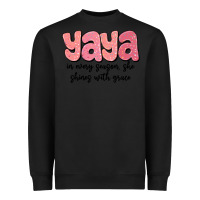 Black yaya in every season, she shines with grace Heavyweight Sweatshirt - MaliasSmallBusiness