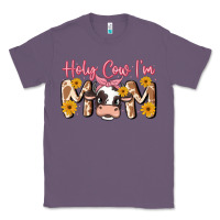 Lavender holy cow i'm mom Classic Tee - MaliasSmallBusiness