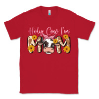 Red holy cow i'm mom Classic Tee - MaliasSmallBusiness