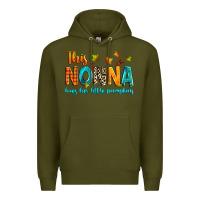 Army Green This nonna loves her little pumpkins Premium Hoodie - texasbilliewilder