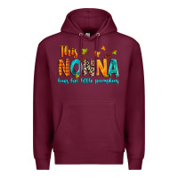 Burgundy This nonna loves her little pumpkins Premium Hoodie - texasbilliewilder