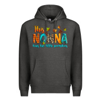 Charcoal Heather This nonna loves her little pumpkins Premium Hoodie - texasbilliewilder