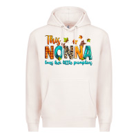 Pale Pink This nonna loves her little pumpkins Premium Hoodie - texasbilliewilder