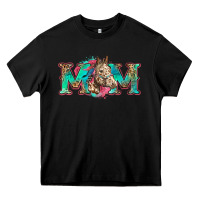 Black mom horse Heavy Core Tee - Zillion Design Studio