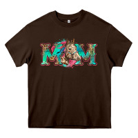 Chocolate Brown mom horse Heavy Core Tee - Zillion Design Studio