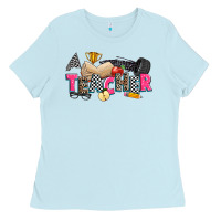 Baby Blue race teacher Ladies Tee - Zillion Design Studio
