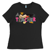 Black race teacher Ladies Tee - Zillion Design Studio