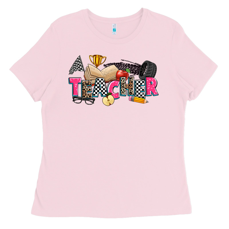 Race Teacher Ladies Tee by Zillion Design Studio | Teevron