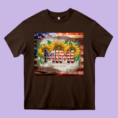 Patriotic Mimi Tumbler Heavy Core Tee Designed By Barkaloodesign