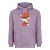 Lavender fox Heavyweight Hoodie - texasbilliewilder
