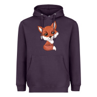 Plum fox Heavyweight Hoodie - texasbilliewilder