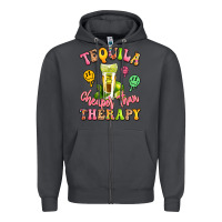 Smoke tequila cheaper than therapy Zipper Hoodie - LillyAllenDesigns