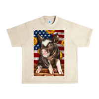 Sandshell Western American Pig Urban Heavy Tee - LillyAllenDesigns