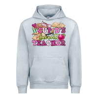 Heather Grey cupid's favorite teacher Urban Hoodie - OliviaCreatesArt