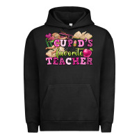 Pigment Black cupid's favorite teacher Urban Hoodie - OliviaCreatesArt