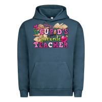 Pigment Midnight Navy cupid's favorite teacher Urban Hoodie - OliviaCreatesArt