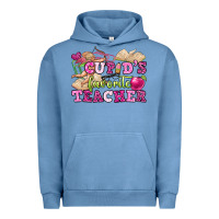 Pigment Pebble Blue cupid's favorite teacher Urban Hoodie - OliviaCreatesArt