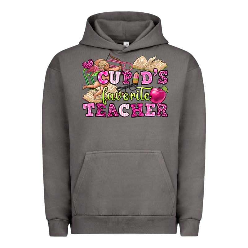 Cupid's Favorite Teacher Urban Hoodie by OliviaCreatesArt | Teevron