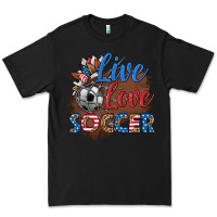 Black live love soccer Premium Tee - HRA Design Shop