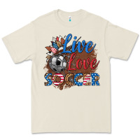 Bone live love soccer Premium Tee - HRA Design Shop