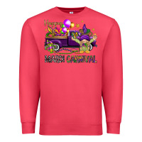 Cardinal Happy Mardi Carnival with truck Premium Sweatshirt - NancyCooperArtShop
