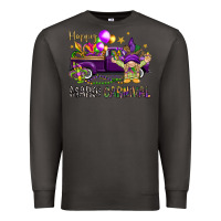 Smoke Happy Mardi Carnival with truck Premium Sweatshirt - NancyCooperArtShop