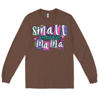 Chestnut small business mama Long Sleeve Tee - MaliasSmallBusiness