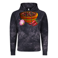 Cloud Black chilli con carne Vintage Hoodie - AdoDesignShop